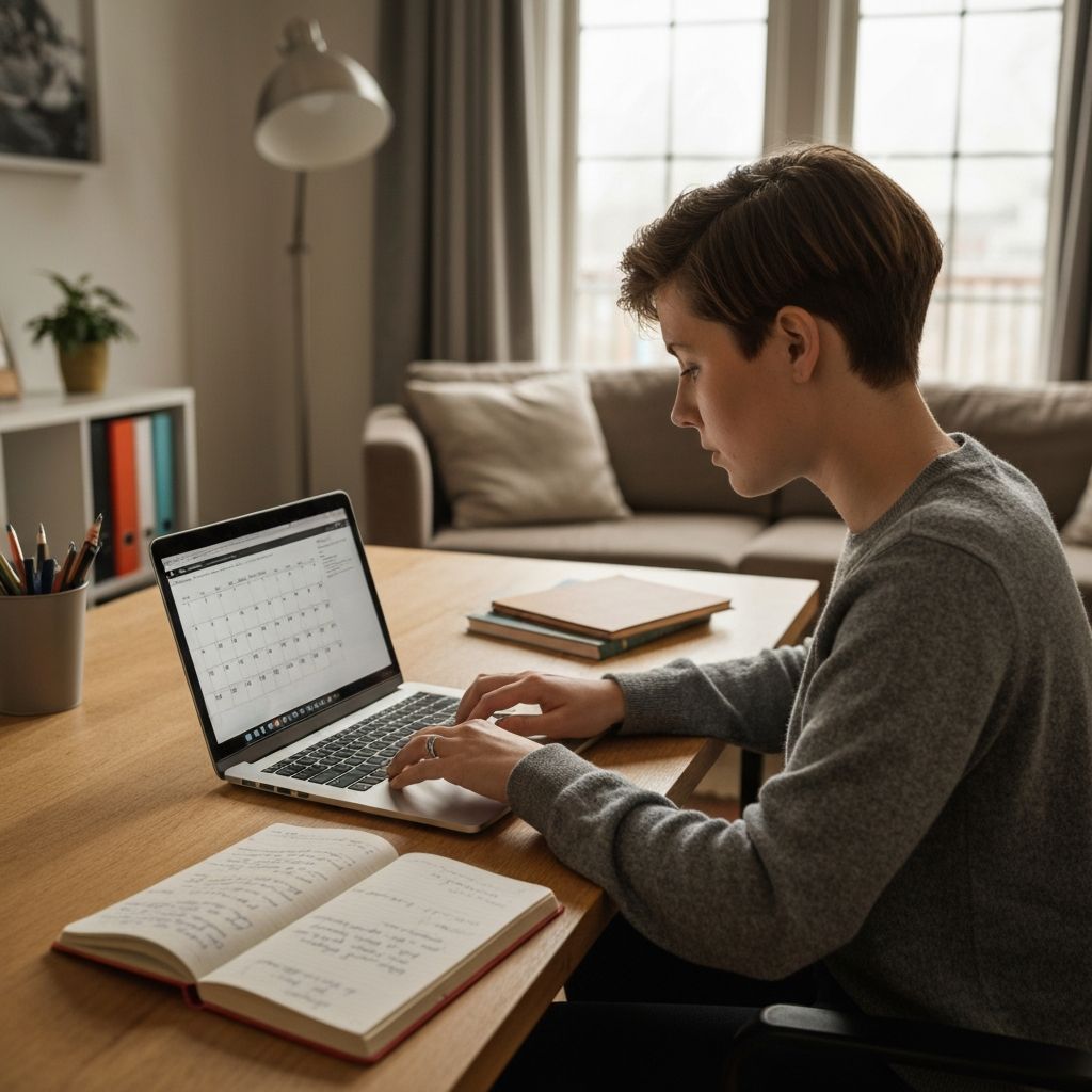 Rotina diária e organização pessoal